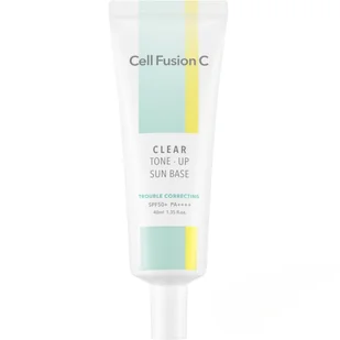 Cell Fusion C Clear Sun Base, Baza pod makijaż z filtrem, SPF50+/PA++++ - Kremy do twarzy z filtrem - miniaturka - grafika 1