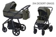 Wózki dziecięce - ESPIRO NEXT UP BLACK 2W1 314 Desert Grass - miniaturka - grafika 1