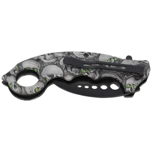 Nóż składany karambit Herbertz CJH Skulls, Black Blade (ART000137 - 572413) - Noże - miniaturka - grafika 4