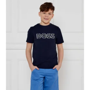 BOSS Kidswear T-shirt Regular Fit - Koszulki dla chłopców - miniaturka - grafika 1
