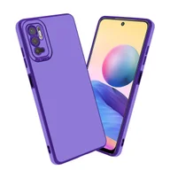 Etui i futerały do telefonów - Etui Do Xiaomi RedMi NOTE 10 5G / POCO M3 PRO 5G Porkowiec w Glossy Purpura - Różowe Złoto Ochrona kamery Obudowa Case Cover TPU Cadorabo - miniaturka - grafika 1