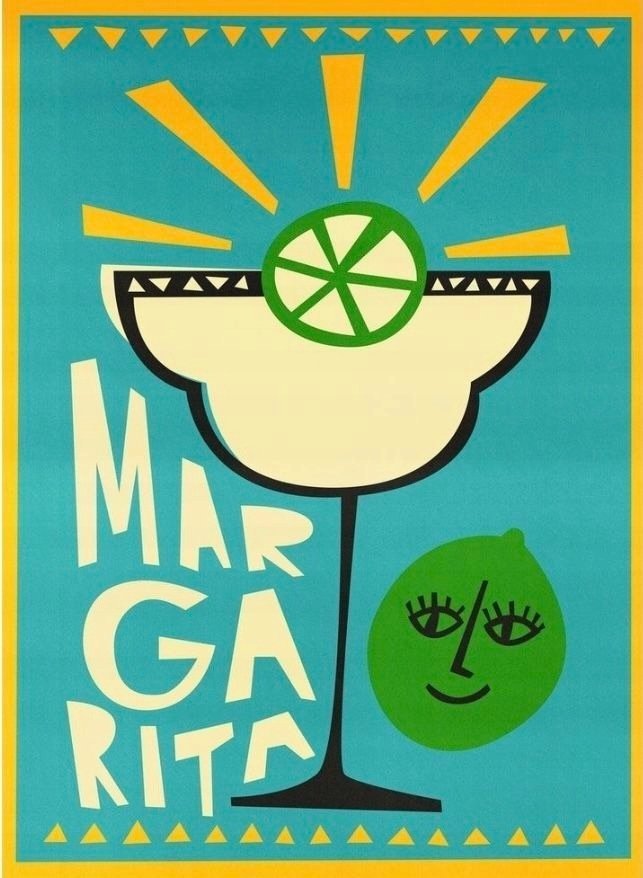 PODKŁADKA POD MYSZ Z Nadrukiem 22x18 cm Margarita Drink Tekst Prezent