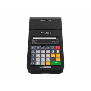 Kasa fiskalna NOVITUS NANO II ONLINE czarna + terminal kart płatniczych - Kasy fiskalne - miniaturka - grafika 1