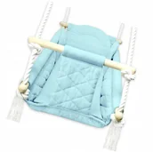 Place zabaw - LEŻACZEK PODWIESZANY TRZY POZIOMY == NIEBIESKI - miniaturka - grafika 1