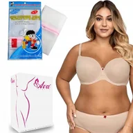 Biustonosze - ﻿Biustonosz AVA 1263 usztywniany Full beżowy 80D - miniaturka - grafika 1