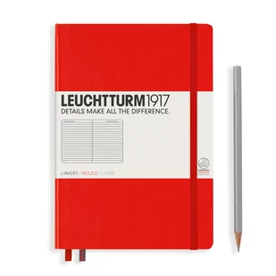 Leuchtturm 1917 notatnik Medium (A5), twarda okładka, 249 stron, pomarańczowy 342934 - Szkolne artykuły papiernicze - miniaturka - grafika 2
