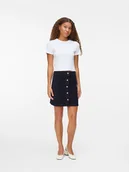 Spódnice - Vero Moda Spódnica sztruksowa w kolorze czarnym - miniaturka - grafika 1