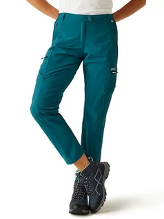 Spodnie sportowe damskie - Regatta Spodnie funkcyjne "Travel Light" w kolorze niebieskim - grafika 1