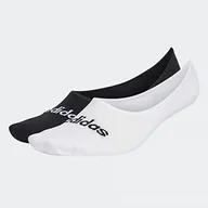 Skarpetki damskie - adidas, T Lin Baller 2P, skarpety, biały/czarny, L, unisex - bambino - miniaturka - grafika 1