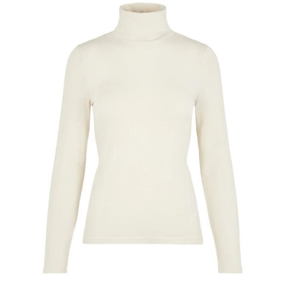 Golf damski Vero Moda Mava Lulu kremowa bluzka dopasowana-XS