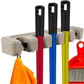 Miotły, szufle, mopy - Uchwyt Wieszak Na Narzedzia Miotły Mop 5X / 6X - miniaturka - grafika 1