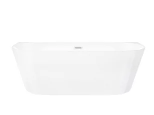 Wanna przyścienna wolnostojąca Corsan E029 Mono 170 cm z wykończeniem białym - Wanny - miniaturka - grafika 1