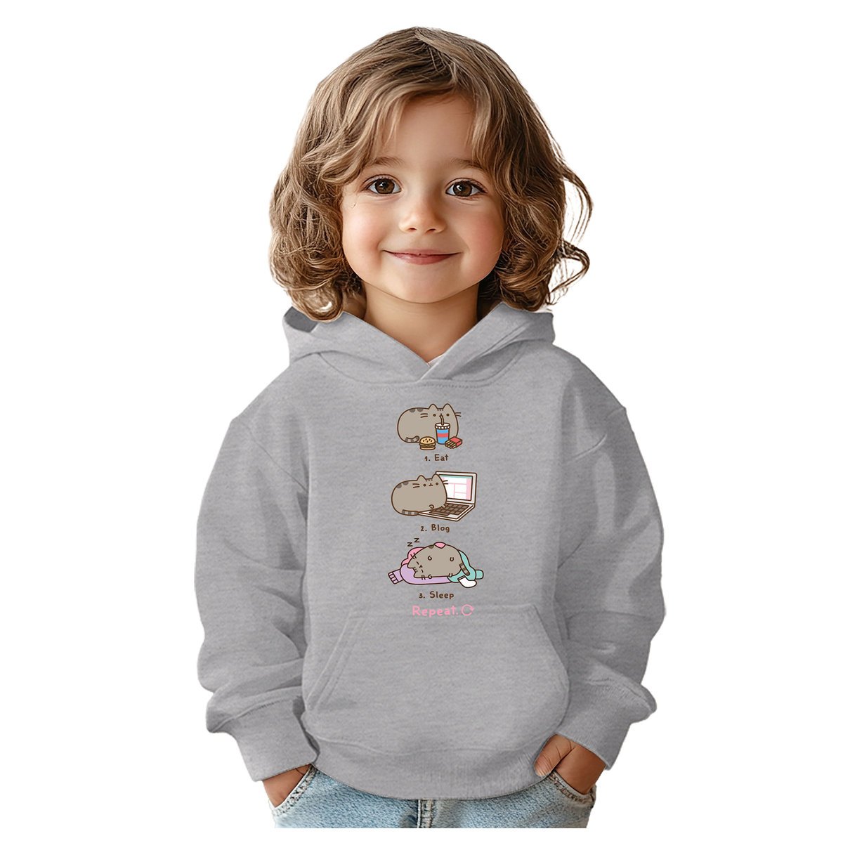 BLUZA DZIECIĘCA PUSHEEN KOT 146-152 CHŁOPIĘCA DZIEWCZĘCA PREZENT