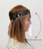 Przyłbice ochronne - PRZYŁBICA OCHRONNA NA TWARZ 22x38, REGULACJA SZYBY - miniaturka - grafika 1