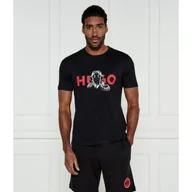 Koszulki męskie - HUGO T-shirt Deyladec Regular Fit - miniaturka - grafika 1