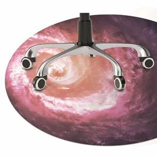 Mata pod fotel biurowy Kosmiczny wir fi100 cm - Podnóżki, podpórki, podkładki - miniaturka - grafika 1