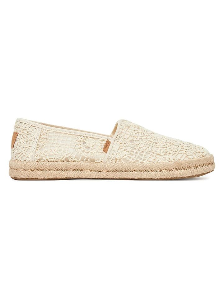 TOMS Espadryle w kolorze kremowym