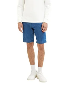 TOM TAILOR Męskie 1036292 bermudy dżinsowe szorty, 10113-Clean Mid Stone Blue Denim, 34, 10113 - Clean Mid Stone Blue Denim, 34 - Spodenki damskie - miniaturka - grafika 1
