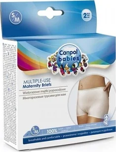 Canpol Babies Wielorazowe majtki poporodowe S-M - Bielizna lecznicza - miniaturka - grafika 2