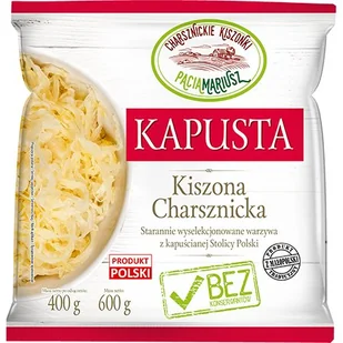 Charsznickie Kiszonki Kapusta Kiszona 600g - Szybkie dania obiadowe - miniaturka - grafika 1