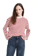 Koszulki i topy damskie - DeFacto T-shirt damski, czerwony, M - miniaturka - grafika 1