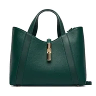 Torebki damskie - Torebka Furla Goccia Shopper Bag S WB01789 BX3353 KH 4282S Zielony - miniaturka - grafika 1