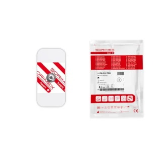 Elektrody pediatryczne dla dzieci EKG EK-S 22 PSG pianka żel stały 22,5mm x 46mm 50sztuk - Meble i wyposażenie gabinetów medycznych - miniaturka - grafika 1