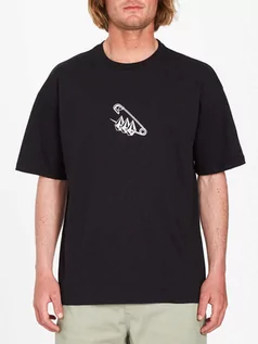 Koszulki dla chłopców - Volcom Pinedstones black koszulka męska - L - grafika 1