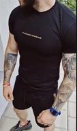 Koszulki męskie - Koszulka czarna Gym Wear męska - miniaturka - grafika 1