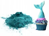 Dodatki do ciast w proszku - BARWNIK SPOŻYWCZY W PROSZKU DO DEKORACJI PUDROWY TURKUSOWY TORT KREM CIASTO - miniaturka - grafika 1