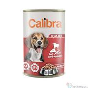 Mokra karma dla psów - Calibra Adult Dog Beef, Liver, Vegetable 1240g - mokra karma w puszce dla psa - miniaturka - grafika 1