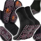 Skarpetki damskie - CIEPŁE SKARPETKI GRZANE Z TURMALINEM SAMOGRZEJĄCE PARA 37-44 UNIWERSALNE - miniaturka - grafika 1