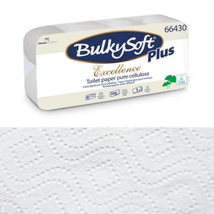 Papier toaletowy mocny 23m biały 3 warstwy Bulkysoft Excelence 8 rolek - Papier toaletowy - miniaturka - grafika 1