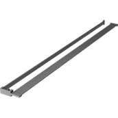 Akcesoria do armatury i ceramiki - Mexen półka do ścianki prysznicowej z relingiem na ręczniki, gun metal - 800-02-95 - miniaturka - grafika 1