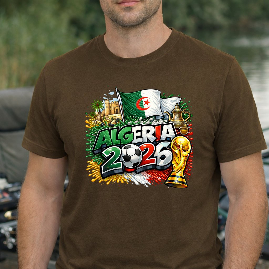 Koszulka WORLD CUP 2026 kolor brązowy rozmiar L