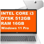 Laptopy - HP 17-cn3012ca / B96JNUA / Intel Core i3 / 16GB / 512GB / Intel UHD / 17,3" FullHD / Win 11 Pro / Srebrny - miniaturka - grafika 1