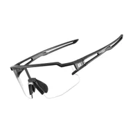 Okulary sportowe - Okulary rowerowe fotochromowe z filtrami UV 400 UVA i UVB czarne ROCKBROS - miniaturka - grafika 1