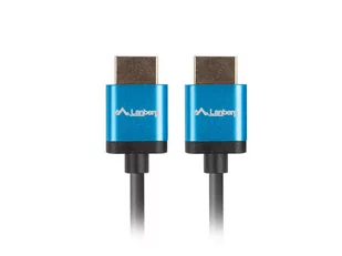 LANBERG Kabel HDMI HDMI CA-HDMI-22CU-0010-BK 1 m Czarny - Kable komputerowe i do monitorów - miniaturka - grafika 1