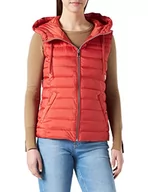 Kamizelki damskie - s.Oliver Damska kamizelka bez rękawów, regularny krój, Jasnopomarańczowy, 38 - miniaturka - grafika 1