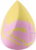 Gąbeczki do makijażu - Boho Beauty - Bohoblender Makeup Sponge - Ultra miękka gąbka do makijażu - Medium Cut Pink Lemon - miniaturka - grafika 1