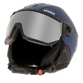 Kaski narciarskie - Kask narciarski Uvex Instinct visor 5662601007 Granatowy - miniaturka - grafika 1