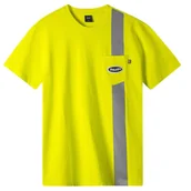Koszulki męskie - Koszulka męska Huff Safety S/s pocket t-shirt seledynowa-L - miniaturka - grafika 1