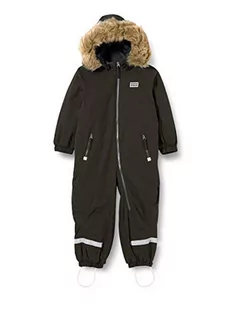 Lego Wear Unisex Baby Lwjunin-Lego Tec Exclusive kombinezon śniegowy, 171 ciemny khaki, 98 - Kombinezony dla dzieci - miniaturka - grafika 1