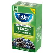 Herbata - Tetley - Serce zielona herbata z jagodą i jeżyną - miniaturka - grafika 1