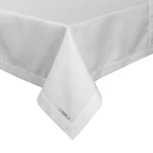 Obrusy i serwetki - Obrus Ellen Zdobiony Srebrną Nicią 140X220 Biały + Srebrny - miniaturka - grafika 1