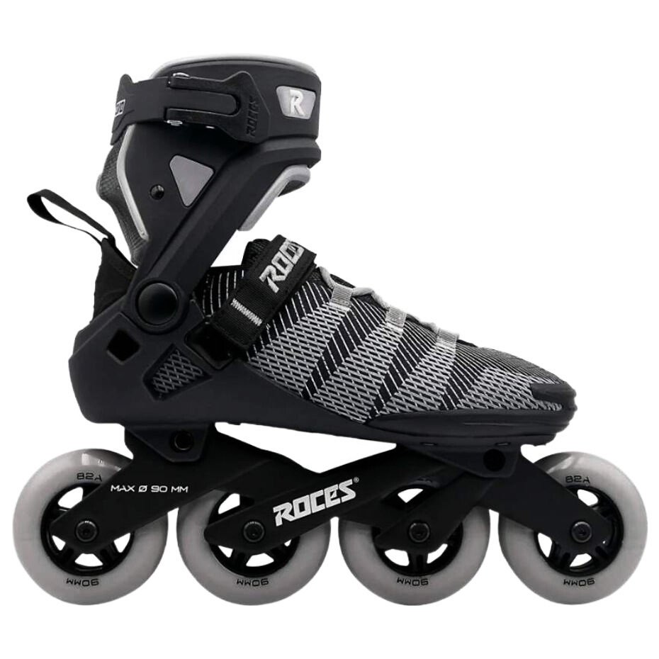 Rolki męskie Roces R-EVO 90 Black/Grey EUR 44