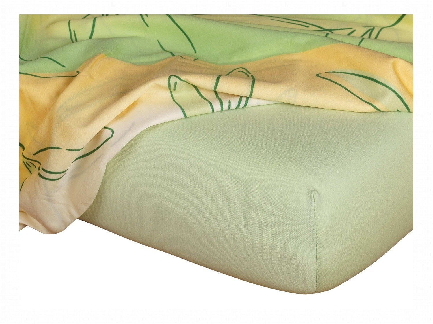 Prześcieradło Jersey groszkowe 60x120x10 cm