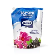 Mydła - MilMil mydło w płynie Orchidea i Czarna Porzeczka ZAPAS 900ml - miniaturka - grafika 1