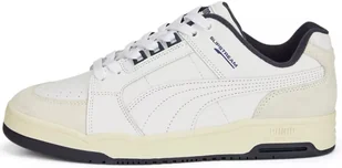 Buty sportowe Puma Slipstream Lo Retro 40,5 Białe Skórzane Zamsz Sneakersy - Sneakersy damskie - miniaturka - grafika 1