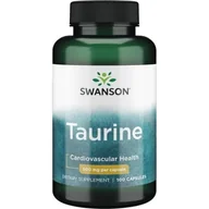 Serce i układ krążenia - Swanson Health Products Tauryna 500mg 100 kapsułek 1121507 - miniaturka - grafika 1
